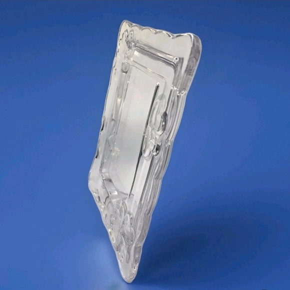 Vintage 1980's Glass Photo Frame by Mikasa for 4"x6" Photo - Picture 3 of 12